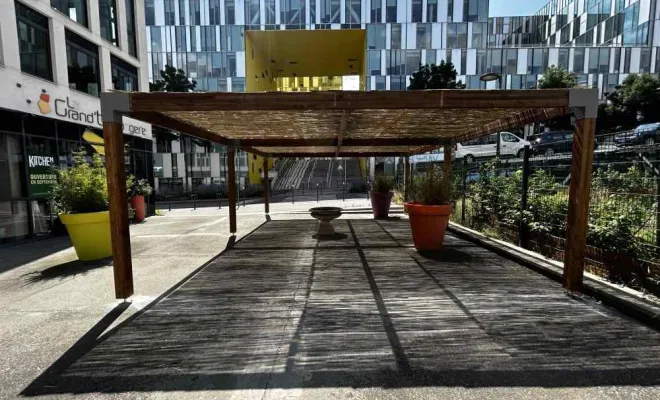 Pergolas en bois, Annecy, TERR'PAYSAGE