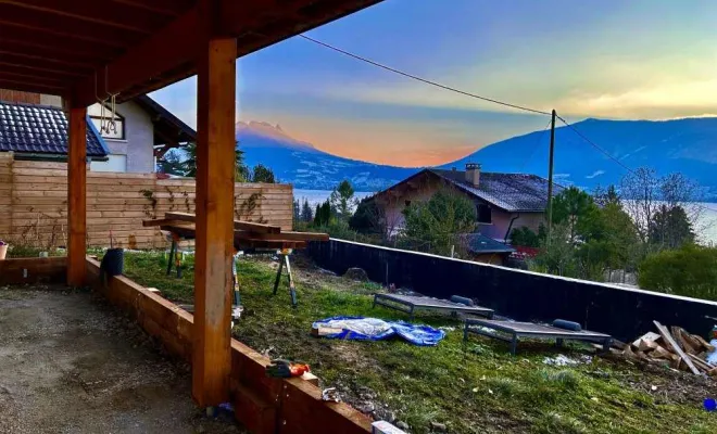 Pose de dalle de terrasse, Annecy, TERR'PAYSAGE