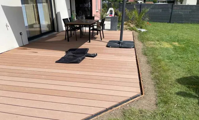 Terrasse en bois, Annecy, TERR'PAYSAGE